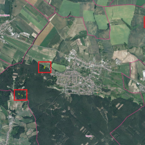 0,13 ha pozemků v k.ú. Vracov a Těmice u Hodonína